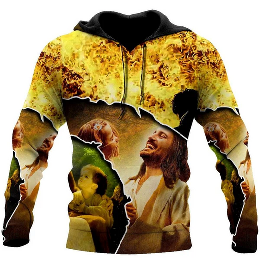 Unijames Risen in Glory Faith 3D Hoodie
