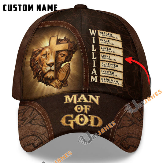 Unijames Man Of God Woman Of God Child Of God Cap