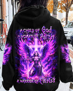 A Child Of God A Woman Of Faith Women's All Over Print Shirt - Yhdu1811243