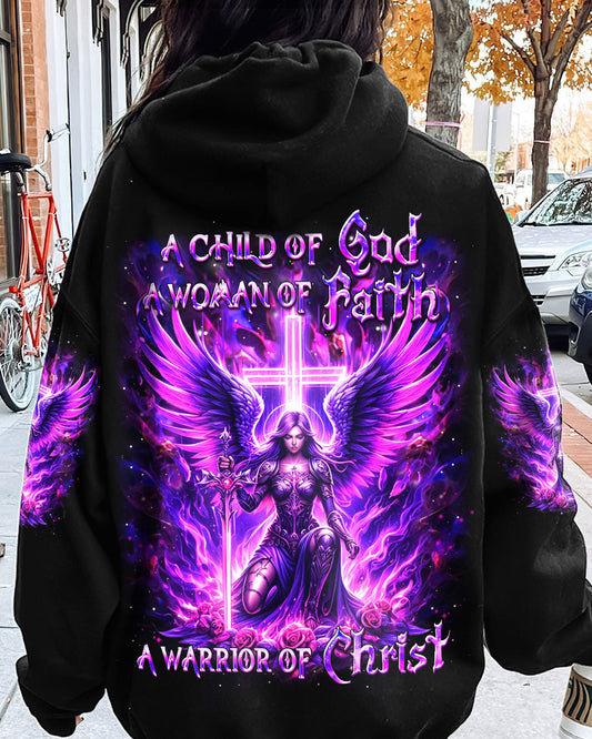 A Child Of God A Woman Of Faith Women's All Over Print Shirt - Yhdu1811243