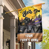 Uni Black Angus Farming Customized Name 3D Flag
