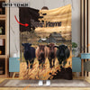 Uni Personalized Name Diligent Dexter Blanket