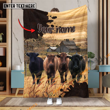 Uni Personalized Name Diligent Dexter Blanket