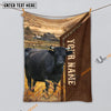 Uni Personalized Name Dexter Farming Life Pattern Blanket