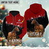 Uni Personalized Name Horse Xmas Hoodie