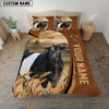 Uni Belted Galloway Premium Brown Pattern 3D Bedding Set