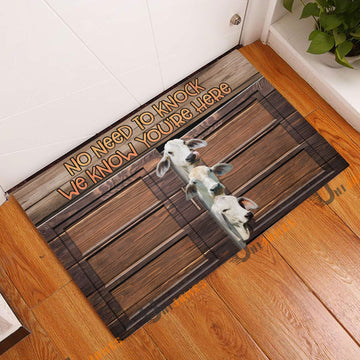 Uni Brahman Window Pattern Custom Name Doormat