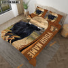 Uni Dexter Premium Brown Pattern 3D Bedding Set