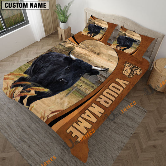Uni Dexter Premium Brown Pattern 3D Bedding Set