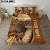 Uni Beefmaster Premium Brown Pattern 3D Bedding Set