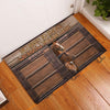 Uni Horse Window Pattern Custom Name Doormat