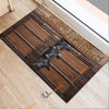 Uni Dexter Window Pattern Custom Name Doormat