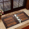 Uni Brahman Window Pattern Custom Name Doormat