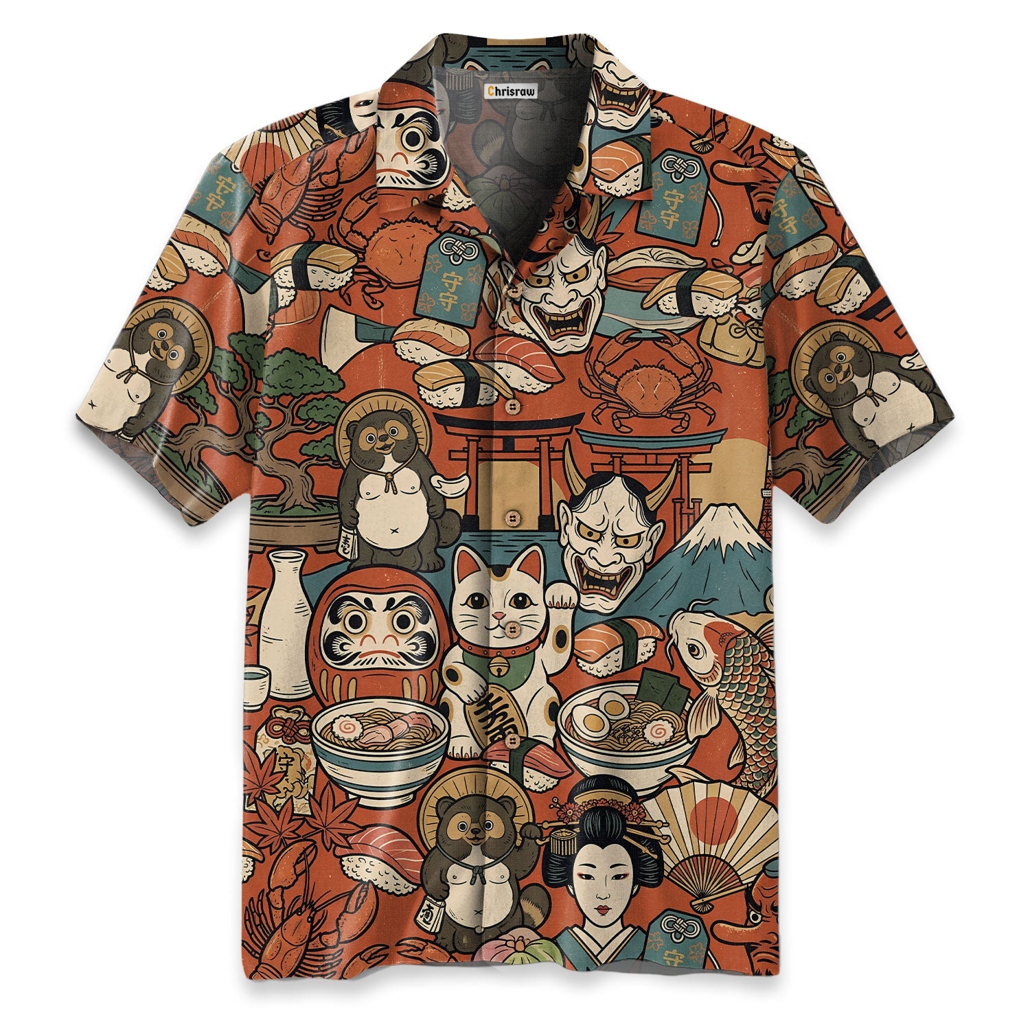 Tokyo Folklore Mosaic Hawaiian Shirt