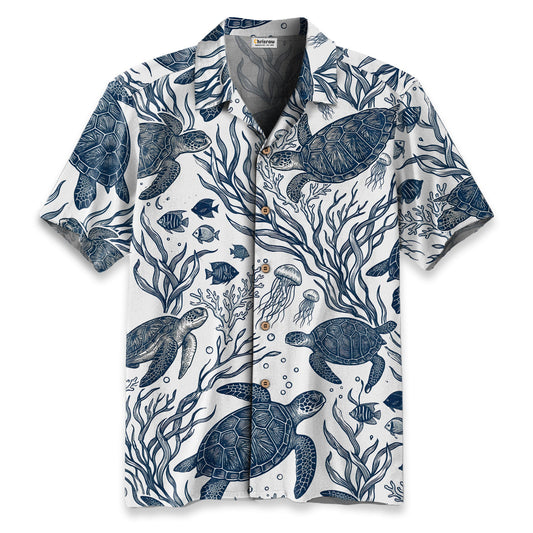 Oceanic Turtle Hawaiian Shirt