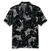 Black Koi And White Koi Hawaiian Shirt