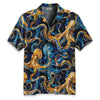 Blue Ocean Octopus Hawaiian Shirt