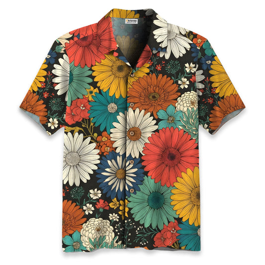 Colorful Chrysanthemums Hawaiian Shirt