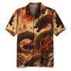 Crimson Storm Dragon Hawaiian Shirt
