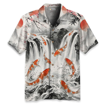 Dance Of The Koi Hawaiian Shirt