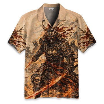 Demon Blade Samurai Hawaiian Shirt