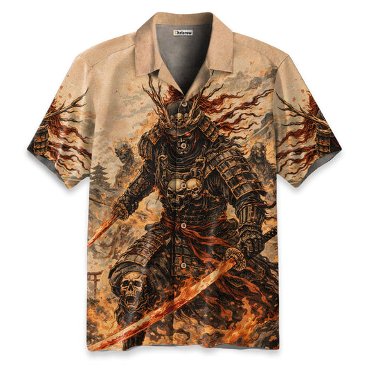 Demon Blade Samurai Hawaiian Shirt