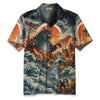 Monster and Wandering Cat Hawaiian Shirt
