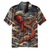 Great Wave Octopus Hawaiian Shirt