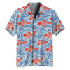 Koi Carp Frenzy Hawaiian Shirt