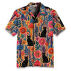 Yayoi Kusama Forest Cat Hawaiian Shirt