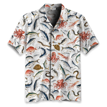 Sea Ocean Fish Hawaiian Shirt