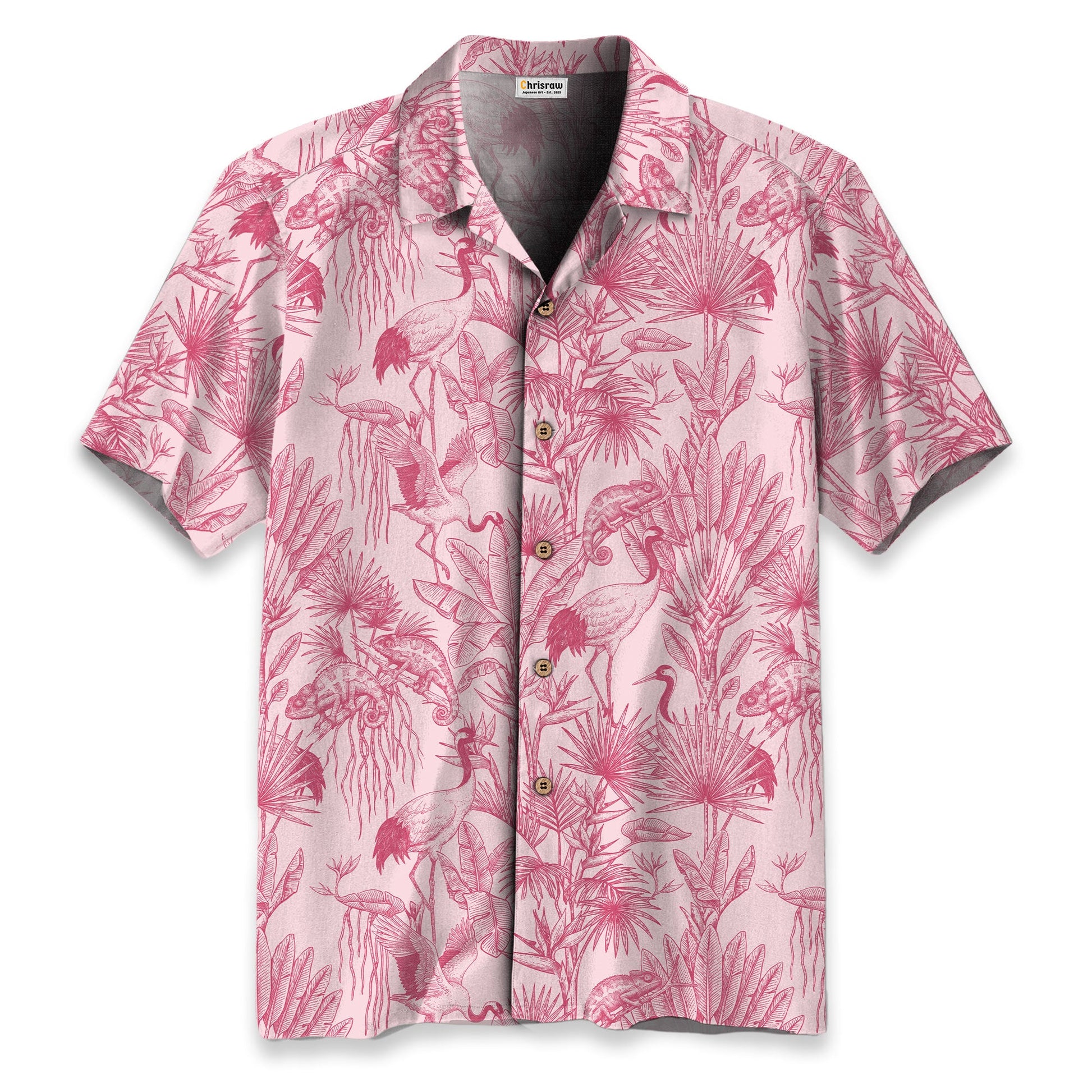 Crane Garden Hawaiian Shirt