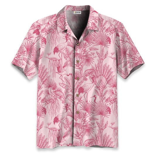 Crane Garden Hawaiian Shirt