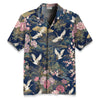 Cranes of Edo Hawaiian Shirt
