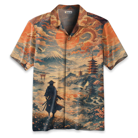 Samurai Gazing Into The Distance Shirt Hawaiian Shirt