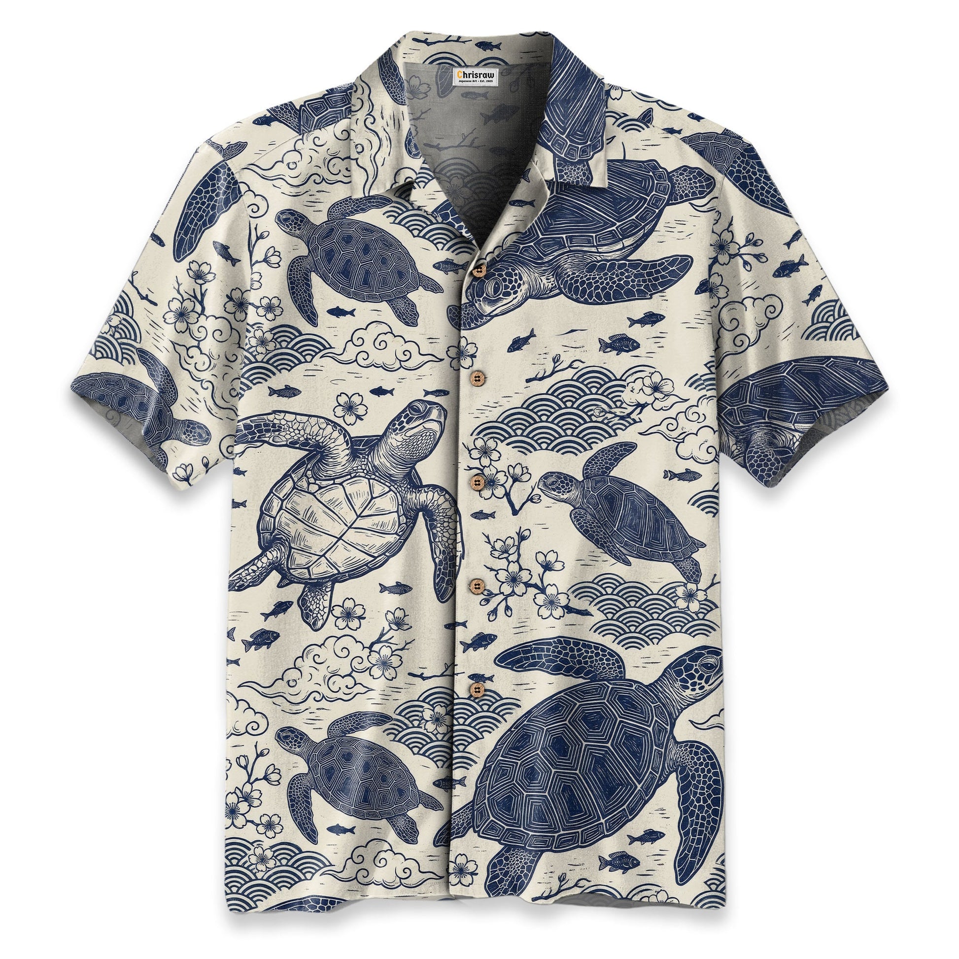 Oceanic Turtle Hawaiian Shirt