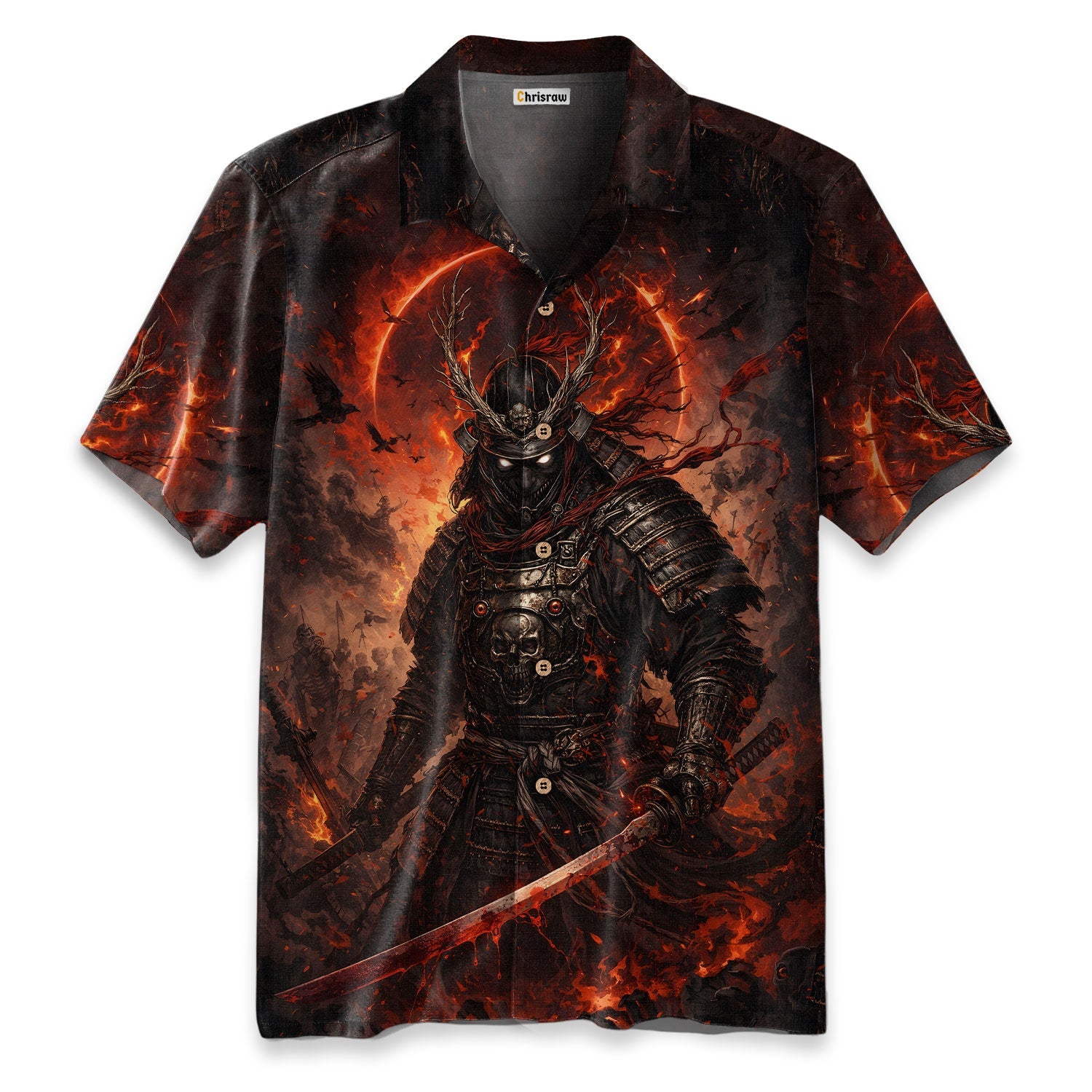 Shadow of the Red Moon Hawaiian Shirt