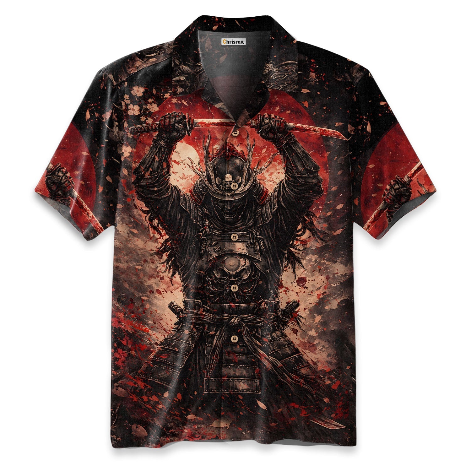 Shadow of the Red Moon Hawaiian Shirt