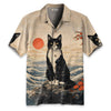 Sunset Cat Hawaiian Shirt