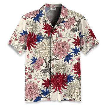 Vibrant Floral Hawaiian Shirt