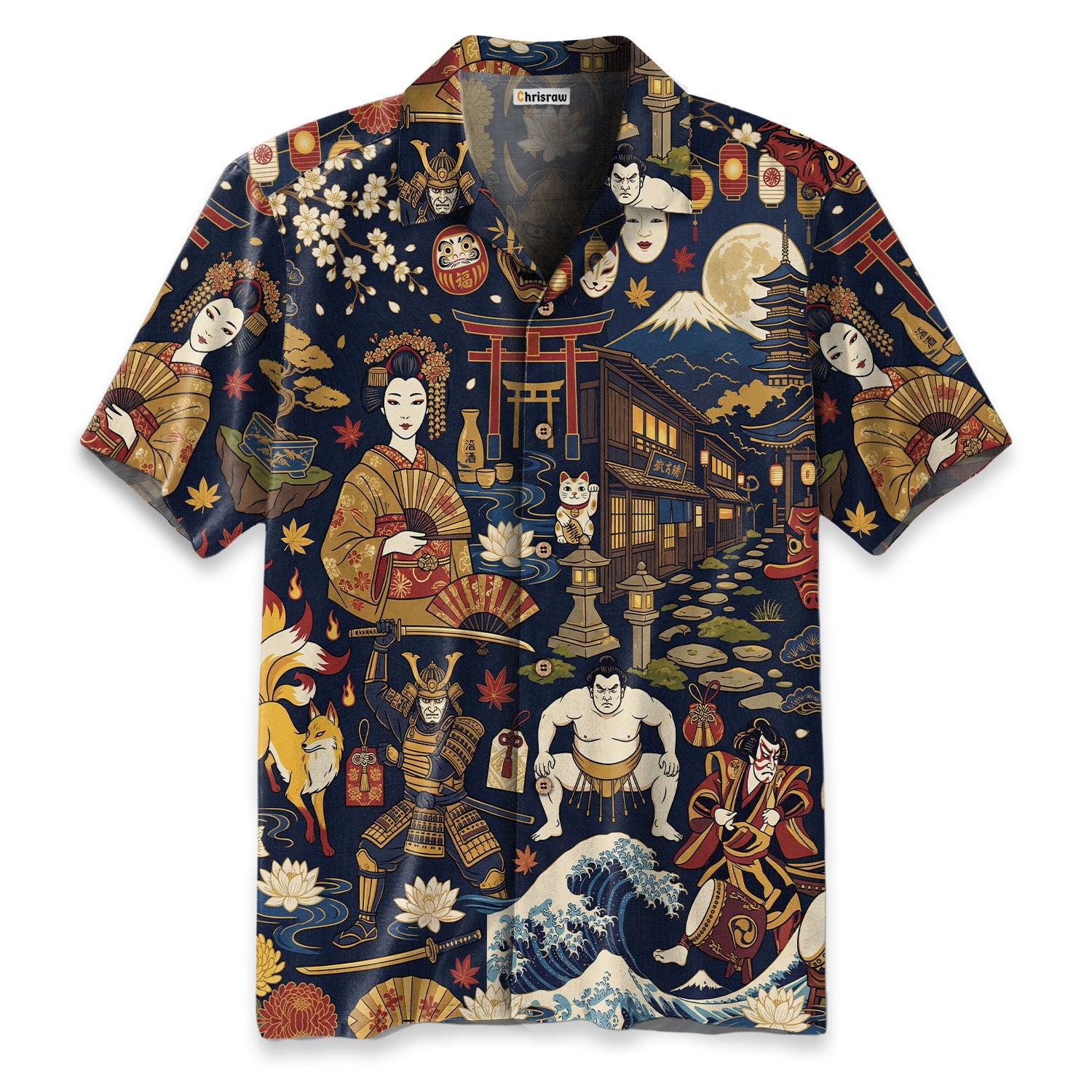 Tokyo Folklore Mosaic Hawaiian Shirt