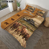 Uni Highland On The Farm Personalized Name Bedding Set