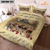 Uni Texas Longhorn God Says You Are Custom Name Bedding Set