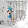 Uni Brahman Cattle Flower 3D Shower Curtain