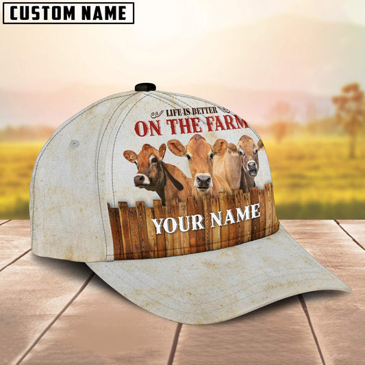 Uni Jersey Better On The Farm Customized Name Cap