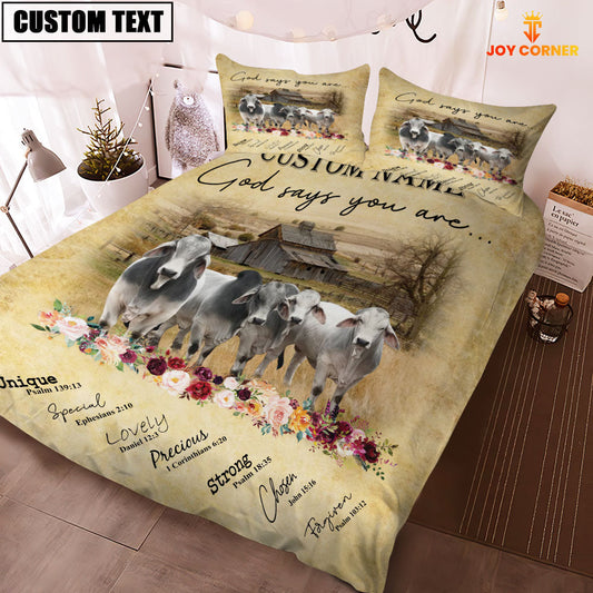 Uni Brahman God Says You Are Custom Name Bedding Set
