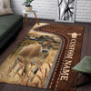 Uni Jersey Farming Personalized Name 3D Rug
