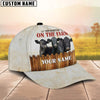 Uni Black Angus Better On The Farm Customized Name Cap