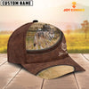 Uni Coyotes On The Farm Customized Name Leather Pattern Cap