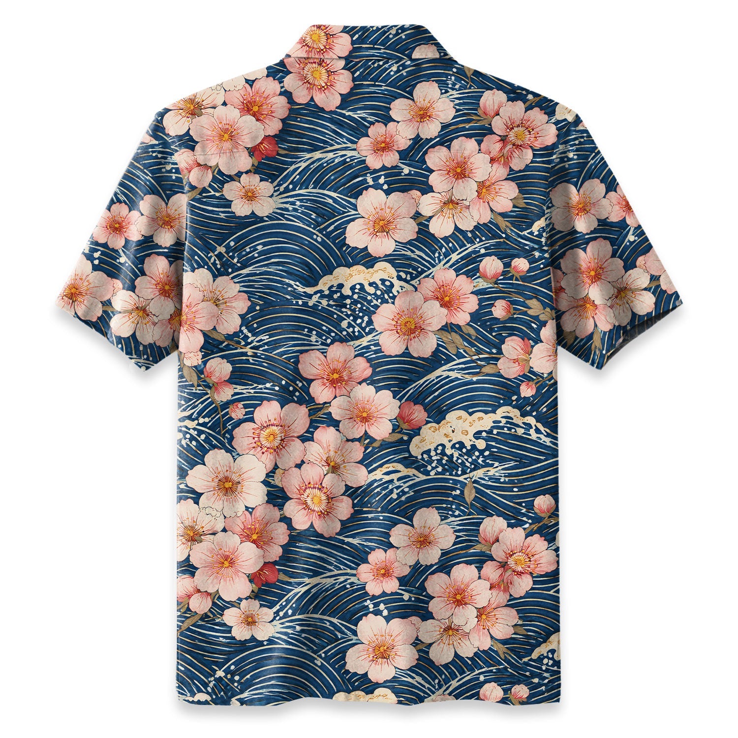 Sakura Wave Hawaiian Shirt